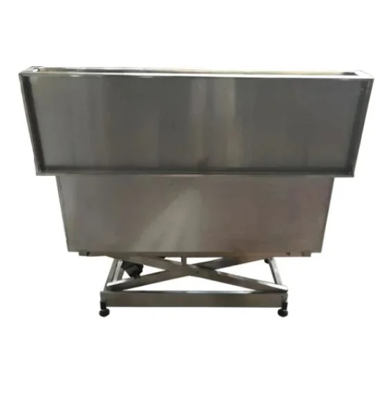 Pet Grooming & Cleaning Stainless Steel Electric Lifting Pet Bath Pool for Veterinary Hospital