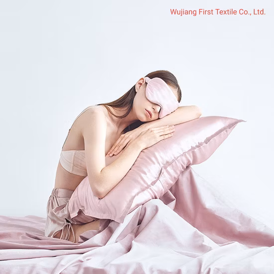 아이 마스크 실크 베개 케이스 선물 세트와 도매 럭셔리 여행 6A 등급 100% 뽕나무 실크 베개 케이스