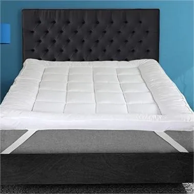 도매 최고 판매 고급 폴리에스테르 호텔 침대 매트리스 토퍼/패드