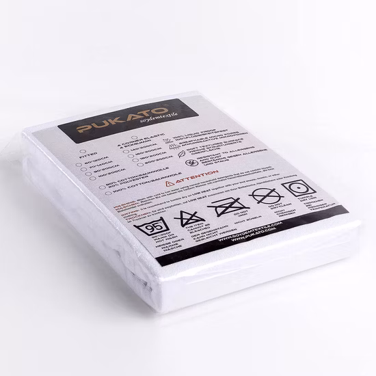 가정용 TPU 코팅 매트리스 패드 폴리에스테르 테리 매트리스 보호대